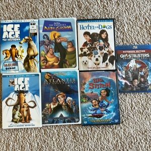 Bundle of seven kids, DVDs/Blu-ray